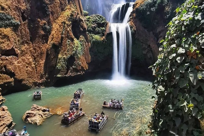 Ouzoud Waterfalls panoramic view excursion Marrakech